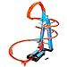 Produktbild Hot Wheels GWT39 - Himmelscrash-Turm, 60cm hoch mit batteriebetriebenem Beschleuniger und orangem Track mit Looping, Geschenk für Kinder von 5 bis 10 Jahren, Abweichungen in Verpackung vorbehalten