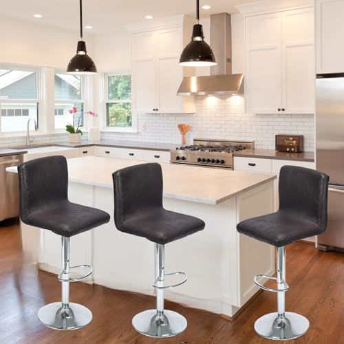 Image of Bar Stool Cover 4pcs Bar Chair Cover Swivel Bar Stool Slipcover | Stretch Counter Height Bar Stool Cover High Back Chair Cover Counter Stool Bar Chair Covers for Kitchen Pub Dining Room,43