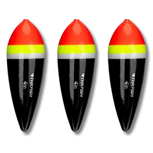 EUROKAN TACKLE Pike Fishing Floats 30g, Balsa Wood, Black - Ideal for Pike & Zander (2, 30 GR (Medium for Pike))