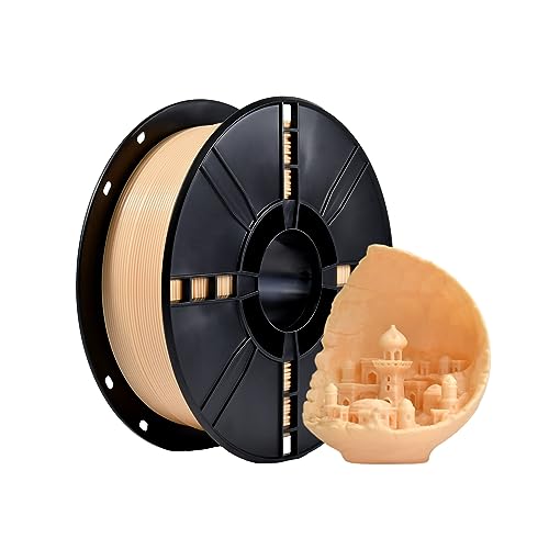 Image of iBOSS PLA Plus (PLA+) 3D Printer Filament 1.75mm + /- 0.02mm,1kg Spool (2.2lbs) Toughness Enhanced 3D Printing Filament,High Toughness 1.75mm Filament,Fit Most 3D FDM Printer, Beige (Skin Tone)