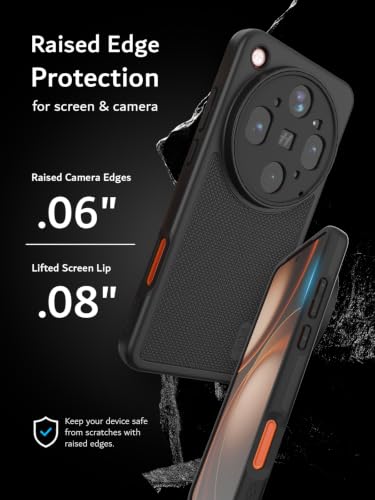 Image of TUDIA MergeGrip Designed for Oppo Find X9 Ultra Case (2026), [Military Grade Drop Tested] Dual Layer Slim Rugged Heavy Duty Shockproof Protective Phone Cover (Matte Black, MagSafe Compatible)