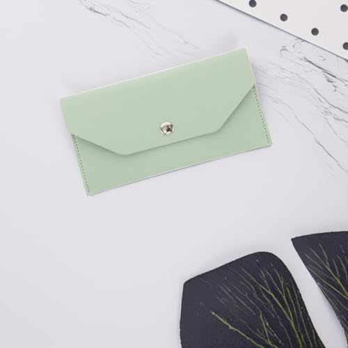LIFKOME Long Pu Leather Wallet for Women Soft Cash and Card Pouch Compact Envelope for Coins and Bills Portable Design for Everyday Use and Travel Color4
