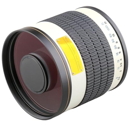 Kompatibel for Nikon Canon Sony DSLR Macro 4/3 spiegelloses 500 mm f/6,3 MF Teleobjektiv mit Spiegel, 2 x Telekonverter 1000 mm(Nikon)