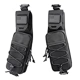 WYNEX Molle Backpack Accessories Pouch of Curve Design Version, Tactical Backpack Strap Pouch Hiking Backpacks Shoulder Attachment Pouches with Side-open Pocket for Edc/Phone