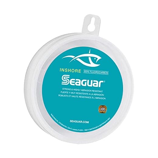 Seaguar/Kureha America in Shore 100% Fluorocarbon Leader 100yd 20lb, Clear