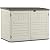 Suncast The Stow-Away 6 ft. x 4 ft. Plastic Horizontal Storage Shed with Floor Kit Beige
