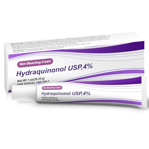 Rivocoda Hydraquinon0l Dark Spot Brightening Cream - 4% Bleaching Cream, Non-Irritating Hydrating...