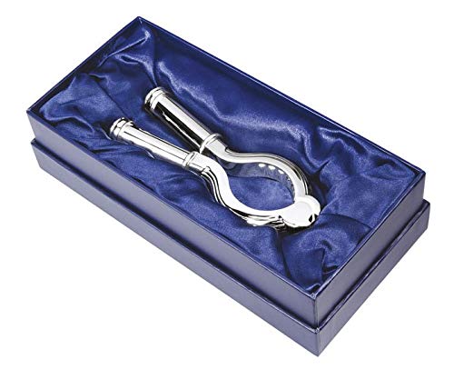 Zange zum Öffnen von Champagner, professionell, beschichtet mit 925er-Silber, Länge 120 mm, mit Box 707 LB