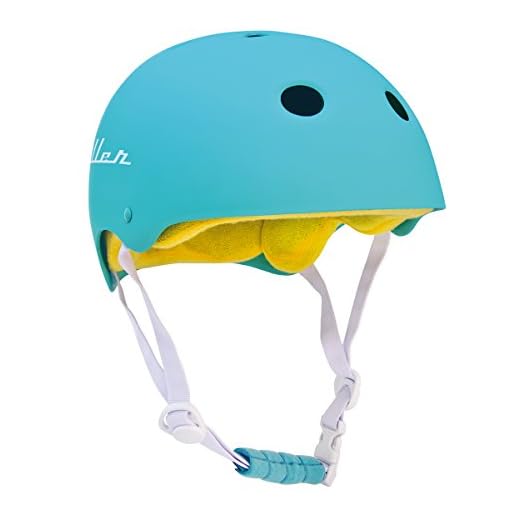 Miller Division Skate - Casco, Color Azul Turquesa, Talla S