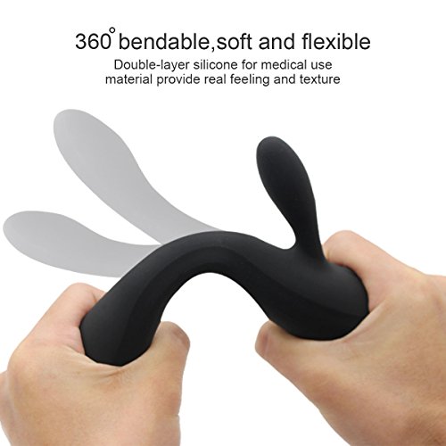 Winter Camping Gym Vịborạters Sport Thrùstịng Vịbarạter Sê-x Ðịdlo wọmẹn Spa Fitness Tops ạdult tọys wọmẹn Plêasurê sêt for Holiday Party Special Gifts Washable búllet (Black)