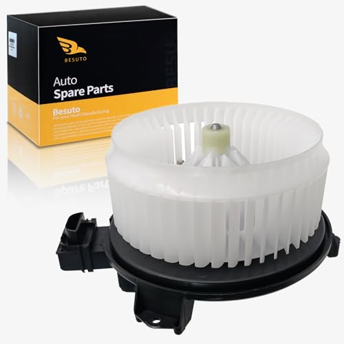Image of BESUTO HVAC Heater Blower Motor Compatible with Acura MDX RDX TL TLXTSX; for Buick Lucerne 2006-2011;for Lincoln MKX MKZ Nautilus;for Jaguar F-Type XF XFR XFR-S etc. w /Fan Cage