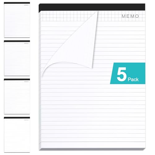 Papier ligné legal pads blanc pour notes de réunion école