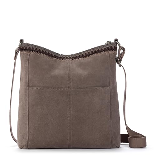 Image of The Sak Lucia Leather Crossbody Purse - Premium Leather Women's Handbag for Everyday & Travel - Cross Body Bag With Zipper