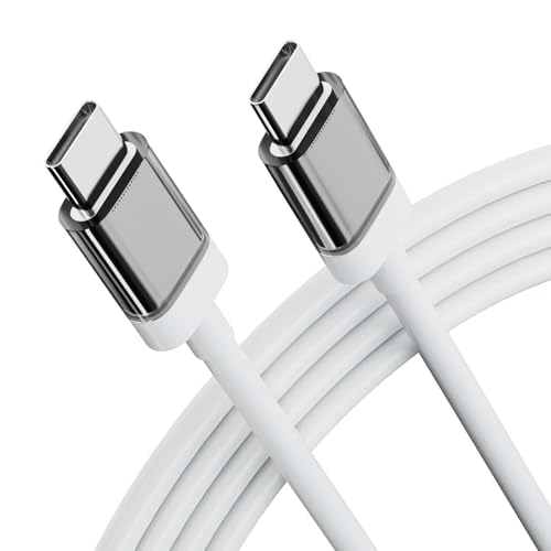 Nothingg Type-C to Type-C Cable | Compatible with nothing phone 3/3A/ 3A plus / 2/ 2A/ 2A Plus/1, CMF Phone 115 Pro Max Tablet | 45W Fast Charging & Data Sync | Tangle-Free USB-C Charger Cord | White