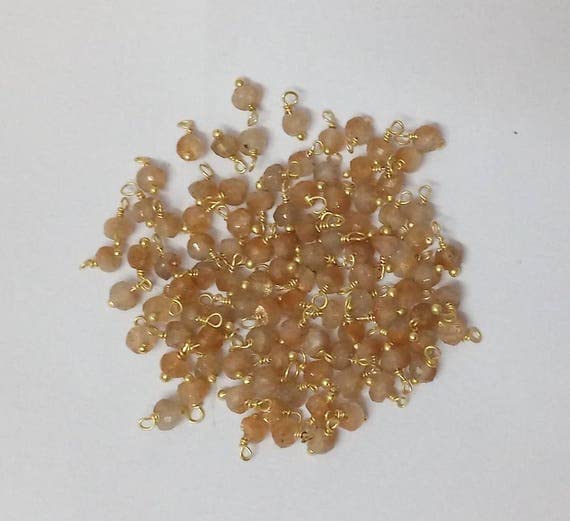 Perles de pierre de soleil naturelle pour façonner des bijoux chargés de souvenirs
