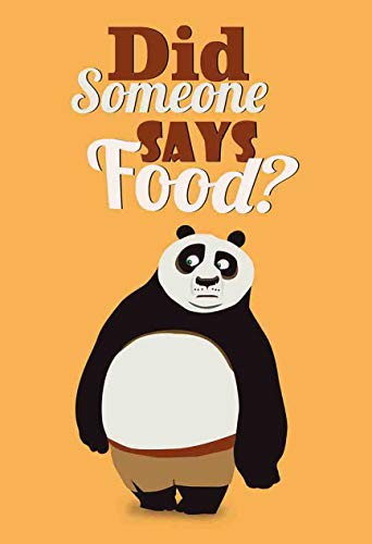 Image of Good Hope Food panda Poster For Room & Office (13 Inch X 19 Inch) Home wall Decoration Bedroom Living Gift Painting sticker wallpaper Boys Hostel