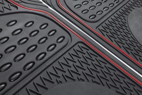 Start Set Completo 4 Pezzi Tappeti Fregene In Pvc - Tappetini Per Auto Universali - Anteriori E Posteriori - 3