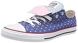 converse double tongue how to tie Doppelte Zunge Converse Unisex-Kinder CTAS Double Tongue OX Sneaker, Mehrfarbig (Nightfall Blue/Ocean Bliss 441), 29 EU