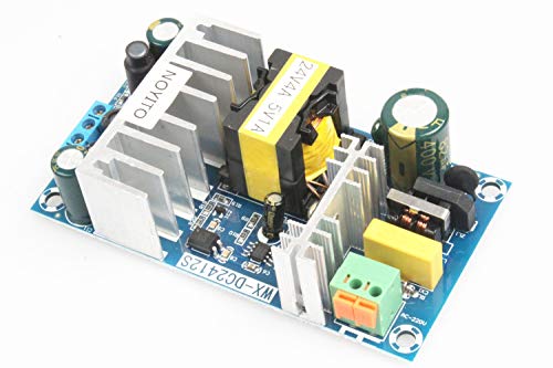 Image of NOYITO AC to DC Isolated Power Supply Module DC 24V 4A 5V 1A Dual Output Power AC 120V (90-256V) 50-60Hz to 24V 5V 120W Industrial Power Module (Dual Output 24V 4A, 5V 1A, Blue)