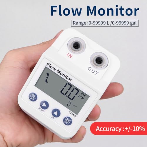 Débitmètre d'eau avec moniteur électronique haute précision LCD - 6