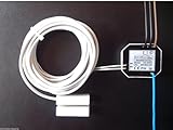 Steuerrelais für Dunstabzugshaube, Fensterkontaktschalter, IP64 Wasserdicht, 10A, Magnetkontakt mit 5m Kabel, Potentialfreier Schaltkontakt 230-9031-55
