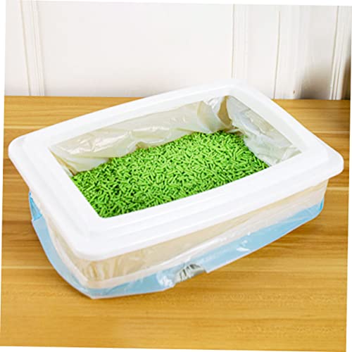 GANAZONO Sacos De Embalagem 8 Rolos Saco Para Limpeza De Caixa De Areia Para Gatos Gatilho Caixas De