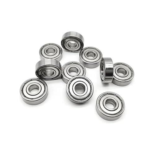 Roulements à billes miniatures 608ZZ silencieux pour roller et imprimante 3D (Lot de 10)