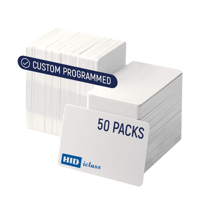 Amazon.com: Custom Same Day HID Brand iClass Cards 26 bit, Part