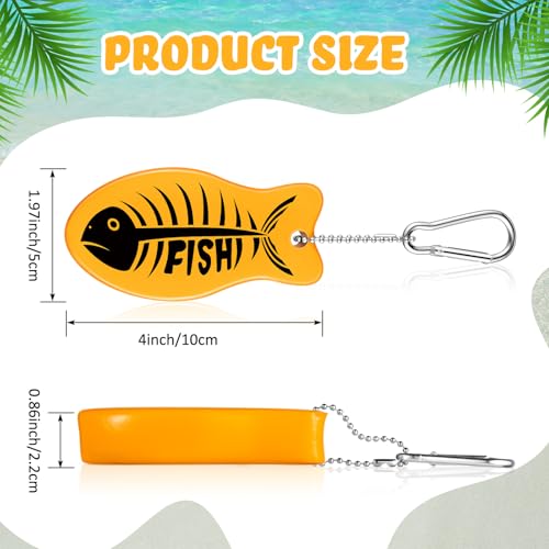Image of Yaomiao 2 Pcs Floating Boat Key Floating Keychain Float Glow in the Dark Float for Boating, Fishing, Sailing, Other Outdoor Sport