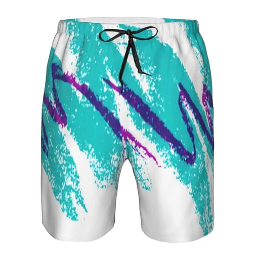 Mens Swim Trunks Quick Dry Board Shorts with Mesh Lining, Breathable Fit Beach Shorts Swimwear Bathing Suits4