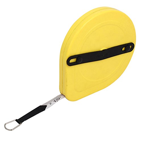 Cinta Métrica Retráctil 13mm x 30m Plástico Amarilla