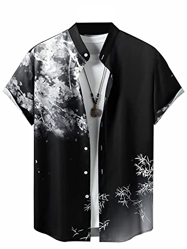 Image of Men's Lycra Digital Print Casual New Shirt Casual Shirts