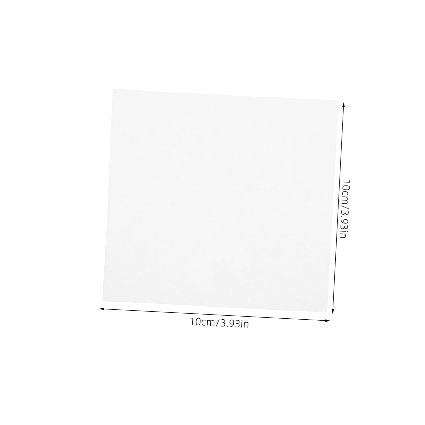 PRETYZOOM Industrial Cellulose Weighing Paper 500 Sheets Double-Sided Smooth Gloss Paper for Lab Use