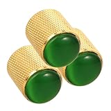 Installation facile : ces boutons rotatifs en métal sont compatibles avec divers modèles de guitare électrique, permettant des mises à niveau rapides et simples de votre instrument, bouton de volume de tonalité de guitare, boutons de volume de guitare