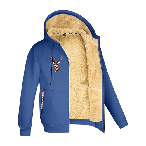 Manteau Chaud Homme Veste Hiver Blouson Moto Grande Taille Sans Capuche