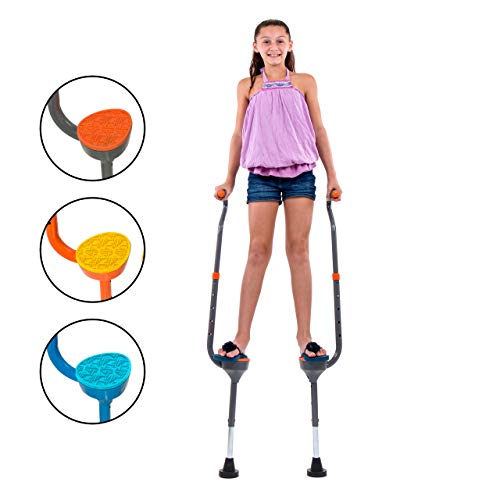 Flybar Maverick Walking Stilts for Kids Ages 5 +, Weights Up to 190