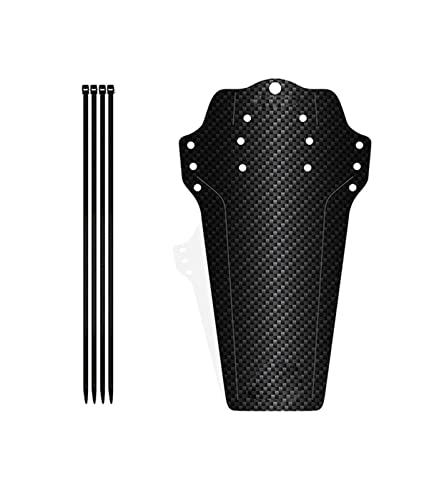 1 Pieza Guardabarros MTB, Fibra de carbon Guardabarros Bicicleta Montaña, MTB Mudguard Delantero y Trasero Compatible se Adapta a 26' 650B 27,5' 29 Pulgadas de Bici y Bicicleta Fat Mud Guard