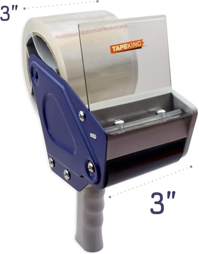 7,6 cm breite Packbandspistole, plus 1 Rolle Verpackungsband, seitliche Beladung, 7,6 cm, leichte, ergonomische Industriepistole für Versand, Umzug, Karton- und Kartonversiegelung