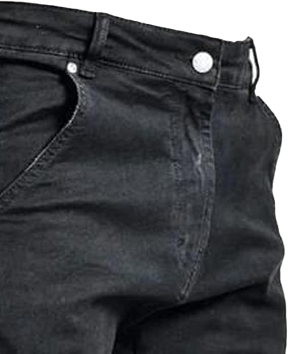 Maiyifu-GJ Men's Ripped Distressed Biker Jeans Slim Fit Stretch Hip Hop Denim Pants Fashion Tapered Leg Zipper Jeans Pants4