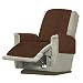Keyohome Abgestufte Liege Relax Sesselbezug Sofabezug 1 Sitzbezug für Universal Armchair 1 Sitz Anti-Stain Scratch (Braun)
