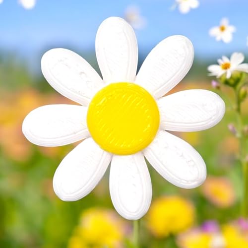 Image of Floral Fridge Magnets Set of 5 | Decorative Refrigerator Magnets for Home & Kitchen Decor | 3L x 3W x 5H