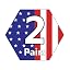 2 Pairs - Us Flag