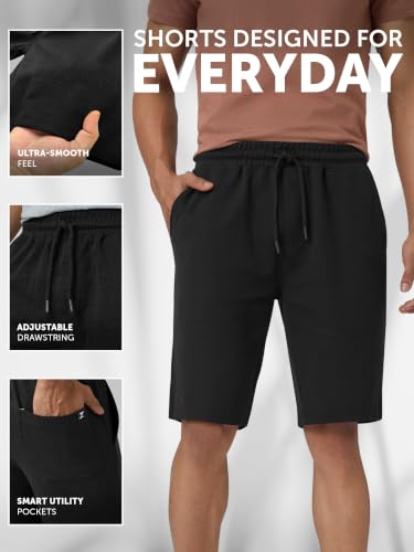 Image of XYXX Men's Nova Cotton Regular Fit Solid Shorts with Side Pockets and No Marks Waistband