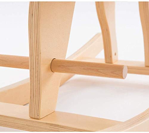 ZHANGYUEFEIFZ Schaukelpferd Plüsch Schaukeltier Pferd Rocking Horse Hölzerner Kinderstuhl Massivholz Baby… – Bild 6