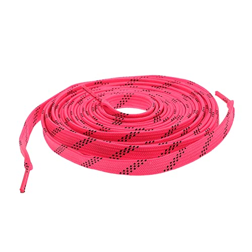 GAROZATION 1 Pair Polyester Roller Skate Shoelaces Waxed Laces for Skating Ice Skates Laces (flat Shoelace)
