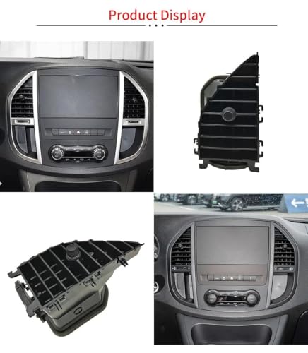 Rejilla de ventilación de aire central para salpicadero de Benz Clase V Vito 2016-2024 3