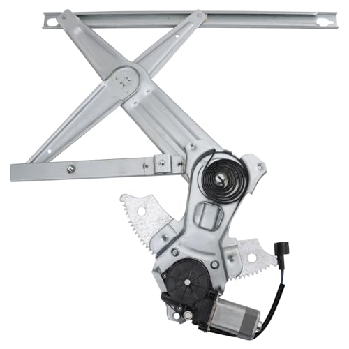 Image of TRQ Front Driver Side Power Window Motor and Regulator Assembly Power Compatible with 02-09 Dodge Ram 1500 03-09 Ram 2500 03-10 3500 08-10 4500 08-10 5500 08 Sterling Truck Bullet 45