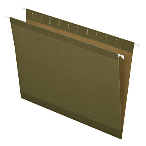 Pendaflex 415215 Hanging File Folders, No Tabs