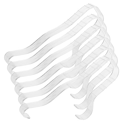 Ciieeo 6pcs Shoe Display Stand Transparent Shoe Shaper Holder for Retail Shops for Closet and Cabinet Storage Non Deforming Design