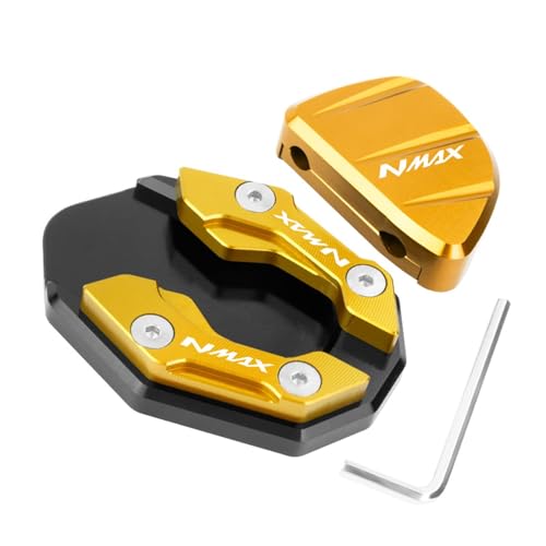 Plaque de béquille Nmax155 support d'extension pied pad base moto